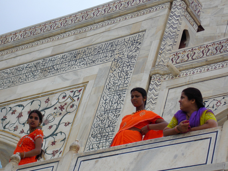 Women at Taj Mahal, Agra, India
