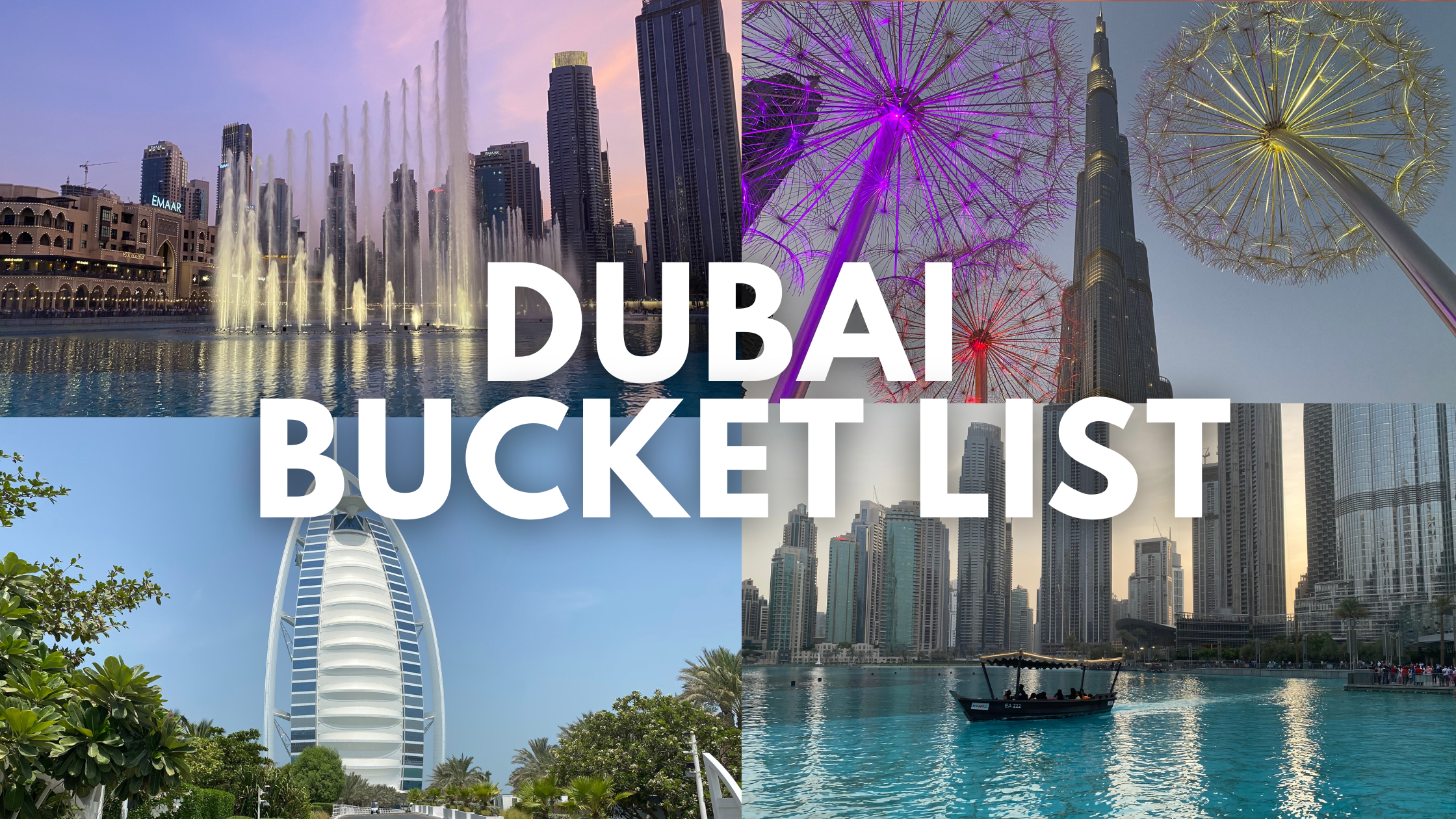 Dubai Bucket List
